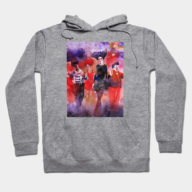 Circus Hoodie by Andreuccetti Art